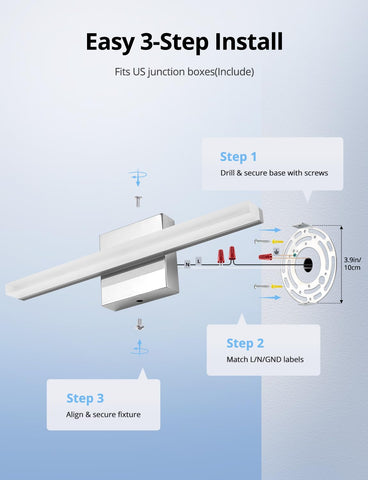 Combuh quick-install kit enables fast and secure mounting.