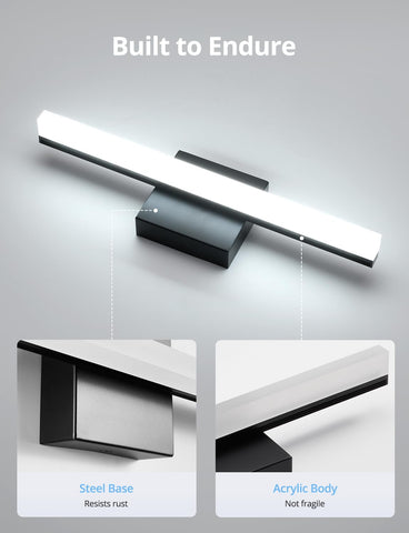 Combuh IP44-rated fixture withstands bathroom moisture and splashes while in use