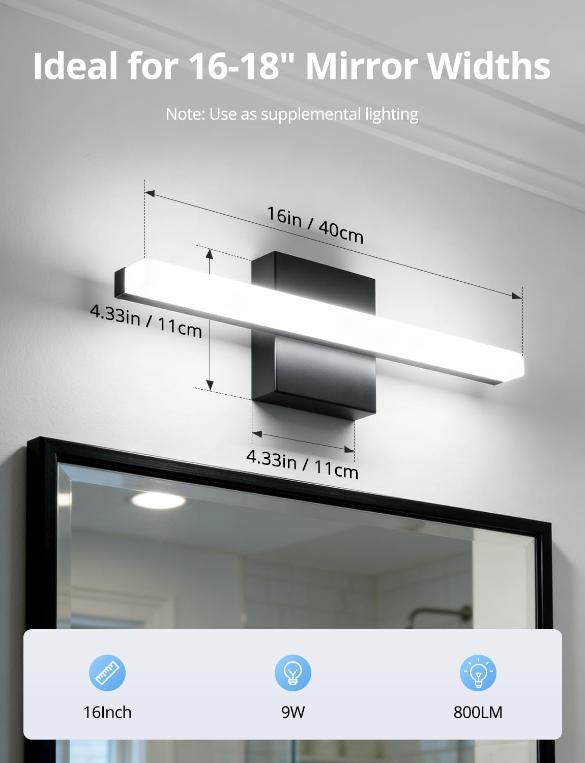 Combuh wall light with integrated 2835SMD LEDs delivers steady energy efficiency