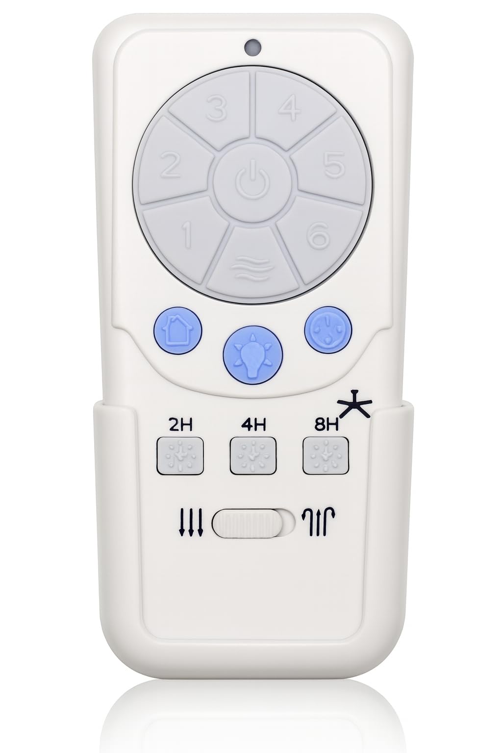 Comfort Direct A25-TX012 remote control enables easy wireless fan speed adjustment.