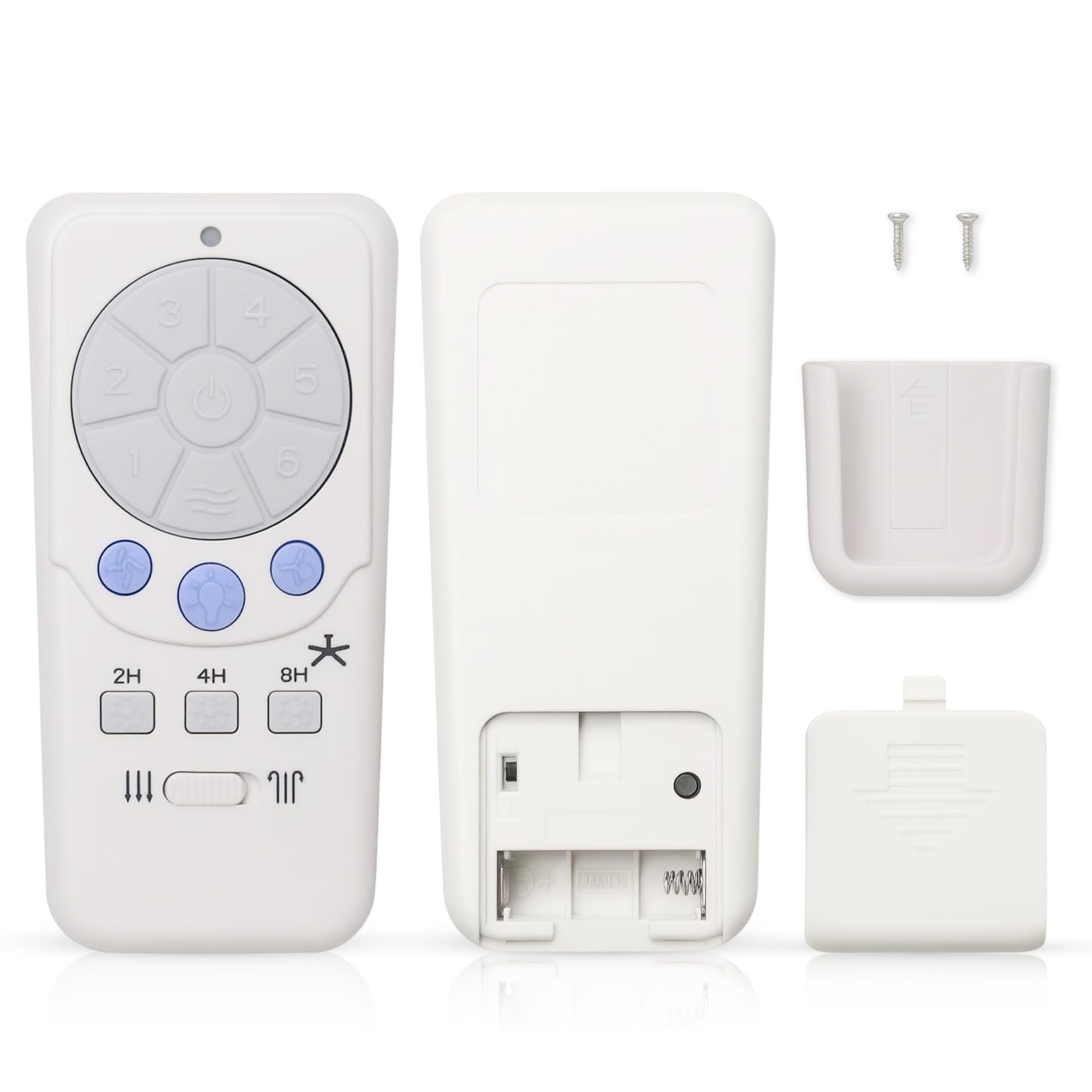 Comfort Direct A25-TX012 wall-mount cradle keeps remote within reach.