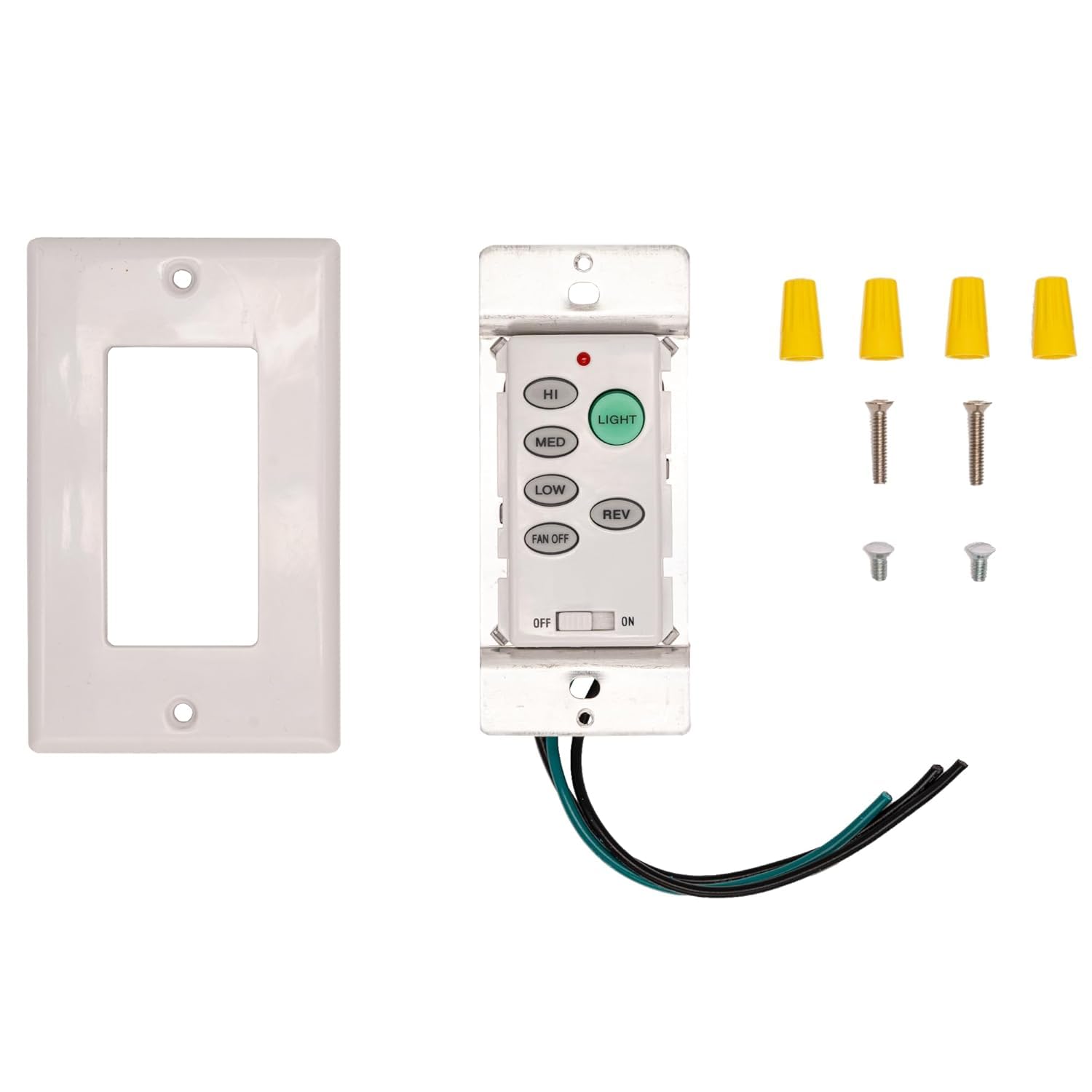 UC9051T installation diagram illustrating simple 120V two-wire setup