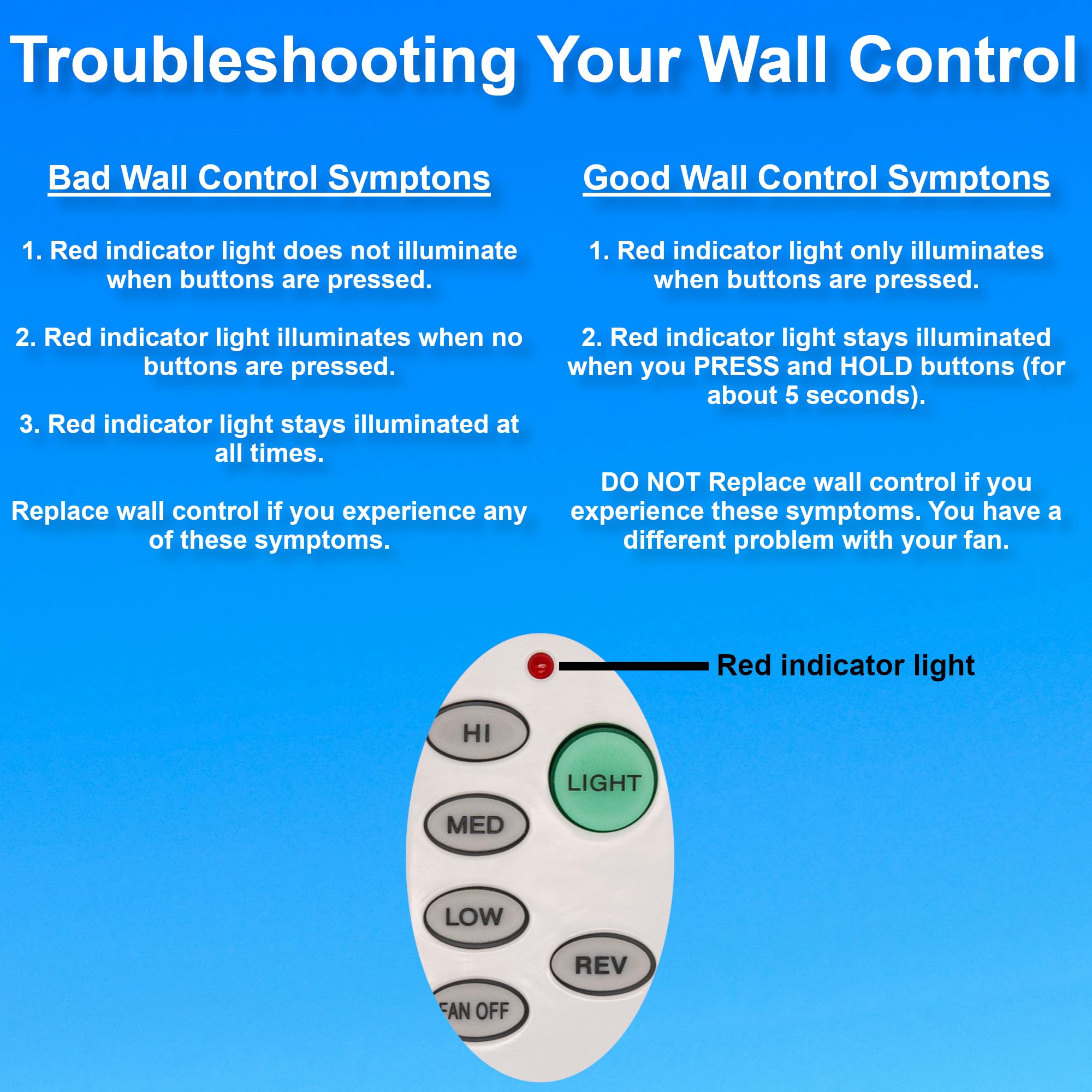 Comfort Direct UC9051T light dimming button for adjustable brightness