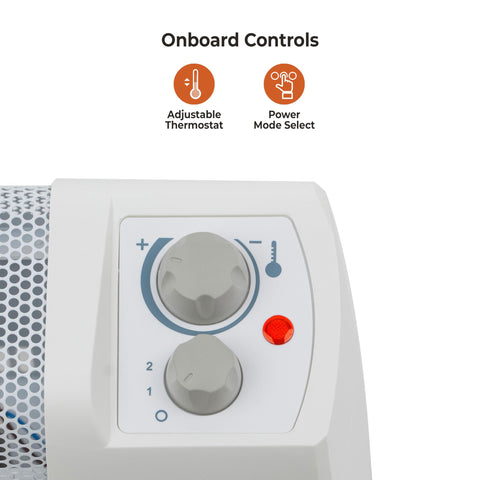 Plug-in portable Comfort Zone design for easy room placement.