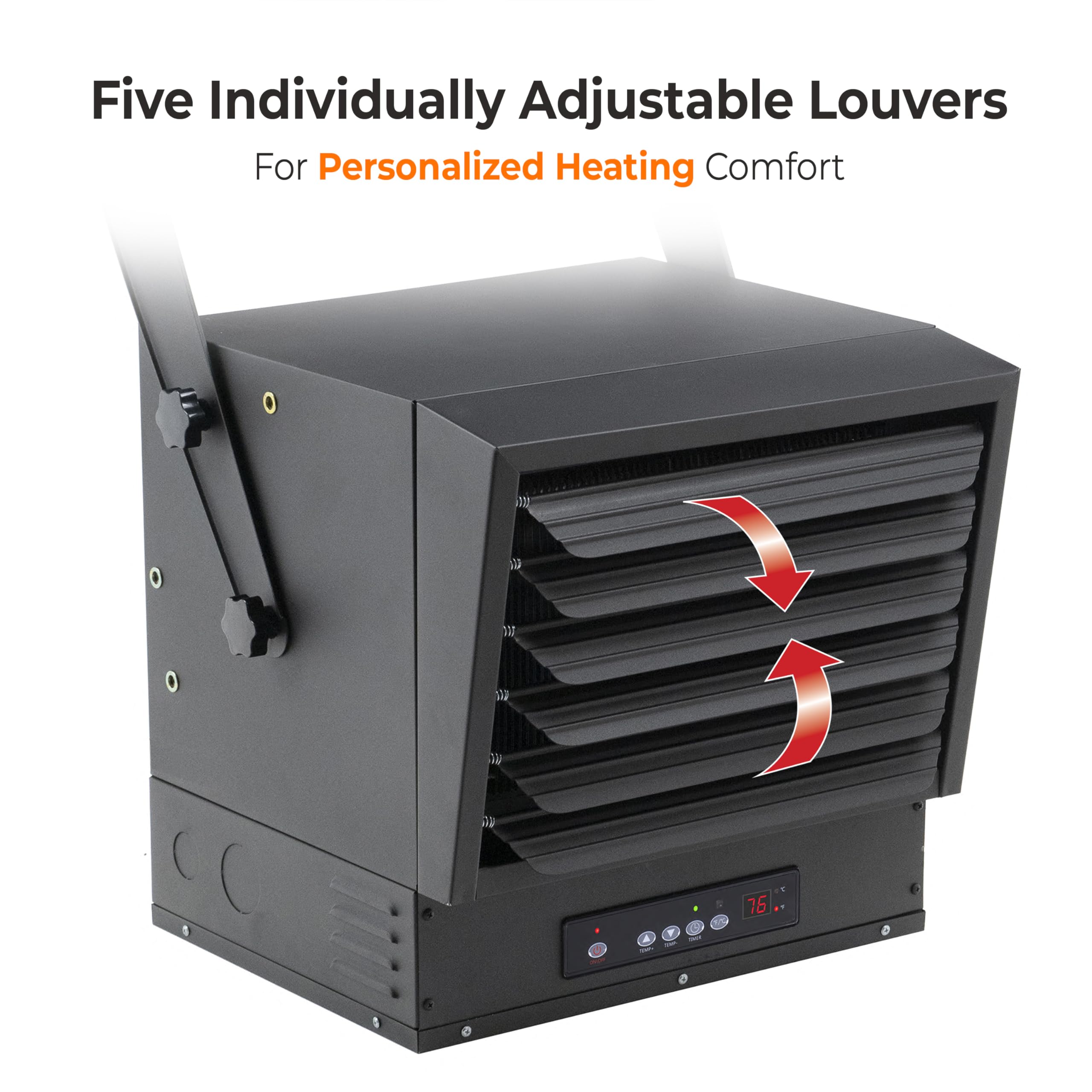 Adjustable vent plates directing heat to targeted areas