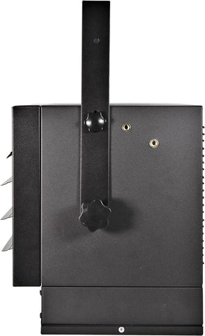 Comfort Zone CZ230ERBK enclosed motor resists dust in shops.