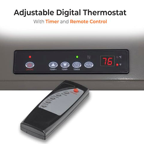 Comfort Zone remote control enables convenient temperature adjustments from afar.