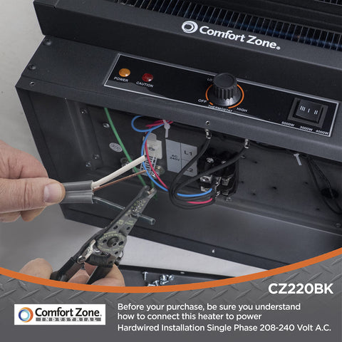 Comfort Zone rugged steel construction withstands temperature swings in tough workshop environments.