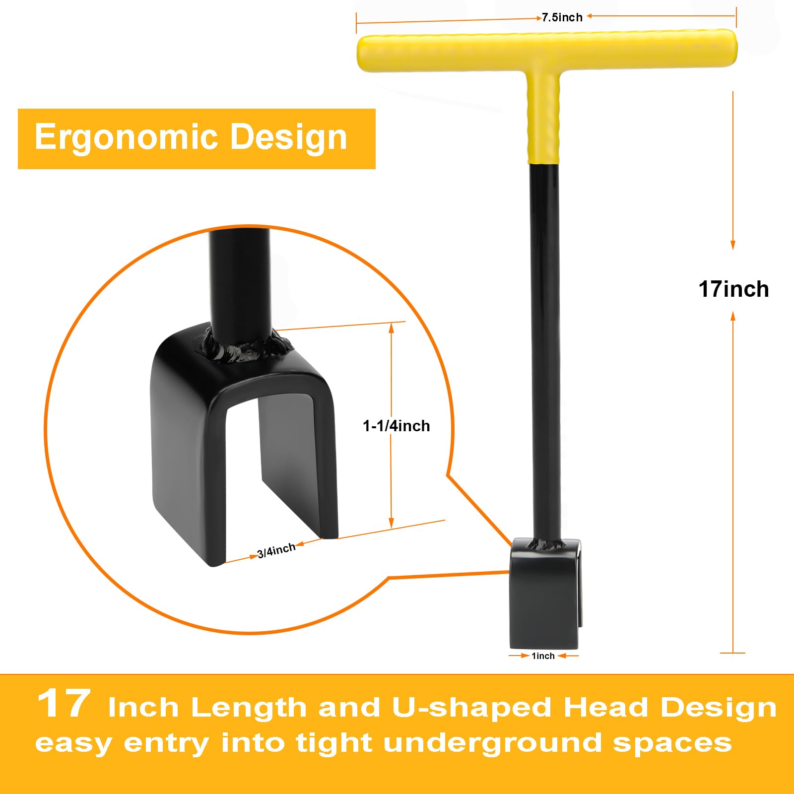 Comfylichi curb shut-off tool reaching underground valves