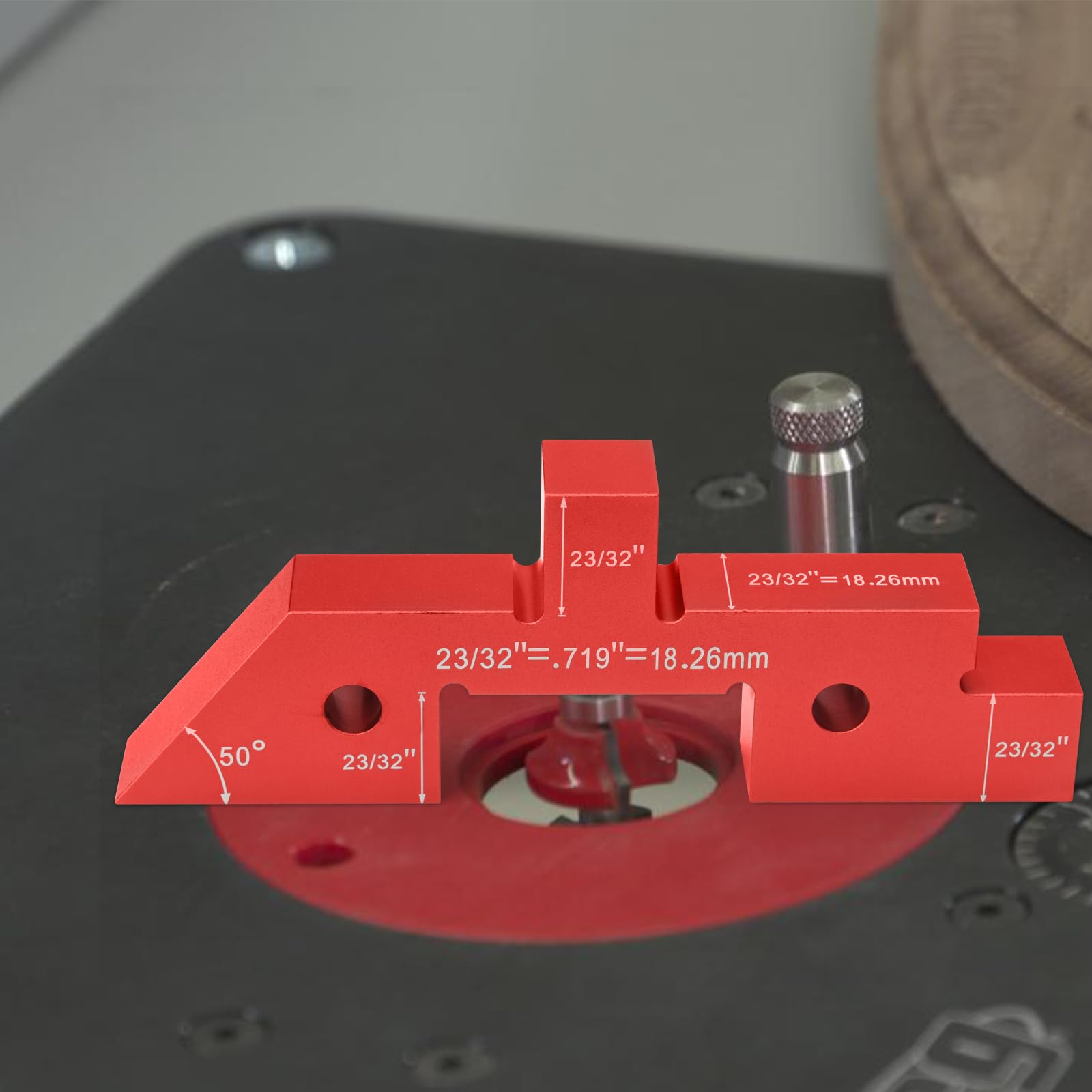 Comfylichi multi-machine compatibility blocks suitable for routers, saws, and planers.
