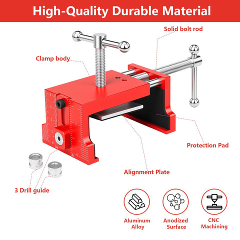 Comfylichi storage case keeps clamps and bits organized for jobs.