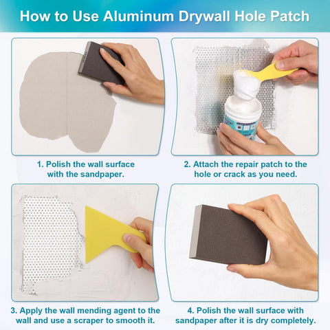 Comkrivy fiberglass mesh tape reinforces drywall seams