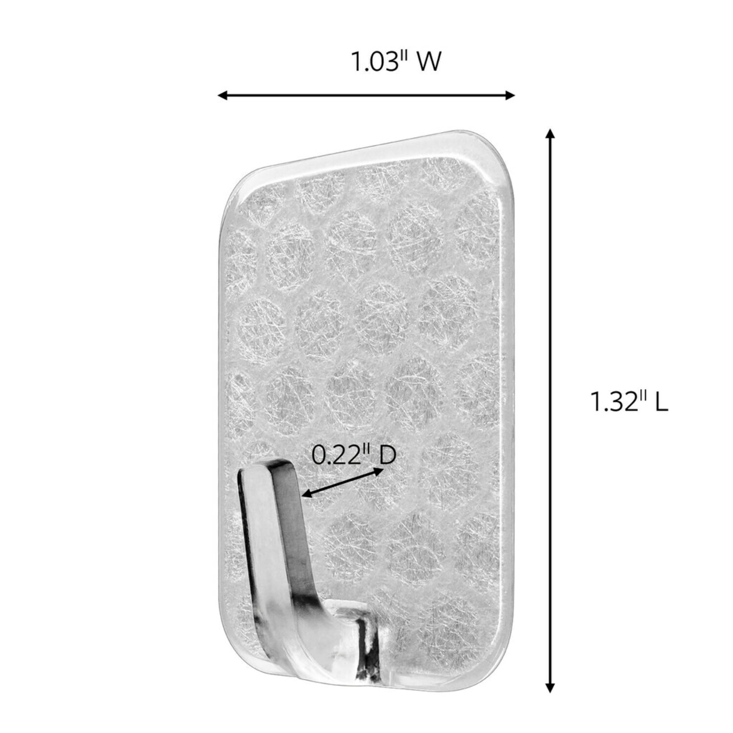 Command Adjustables strips provide clean removal with no wall residue.