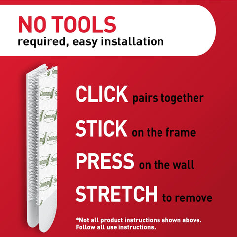 Command authentic quality seal for reliable picture hanging