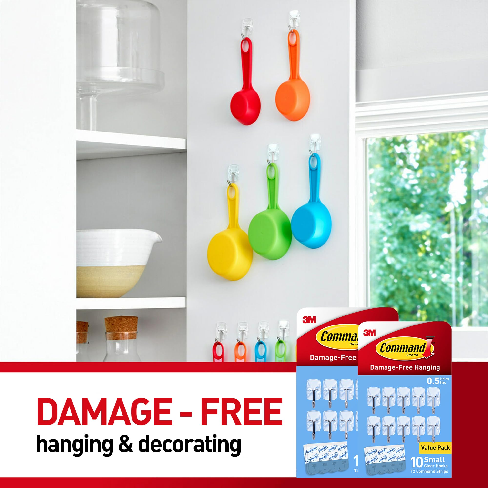 Command easy removal prevents wall damage during redecorating.