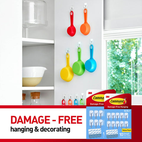 Command easy removal prevents wall damage during redecorating.