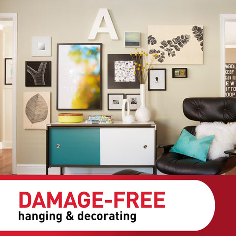 Command gallery-wall ideas with damage-free strips for flexible layouts