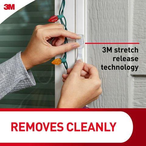 Command Outdoor Light Clips remove cleanly without residue.