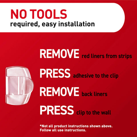 Command Outdoor Light Clips offer dry application and quick setup.