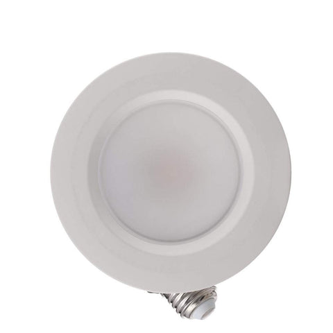 Commercial Electric 4in downlight delivers 650 lumens with 8.5W efficiency.