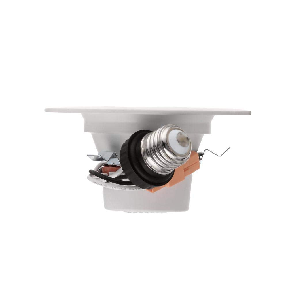 Commercial Electric 4in downlight color temperature range from 2700K to 5000K.
