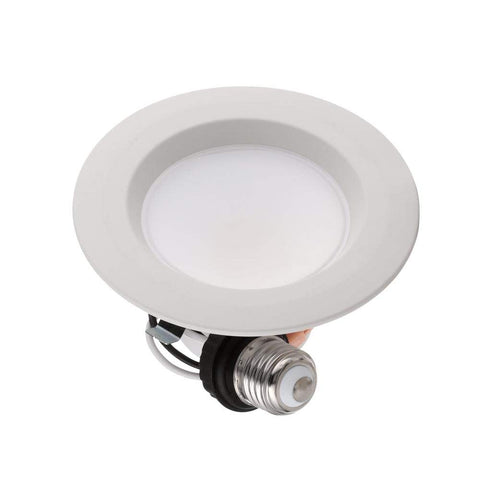 Commercial Electric 4in downlight installed in a recessed can for retrofit lighting.