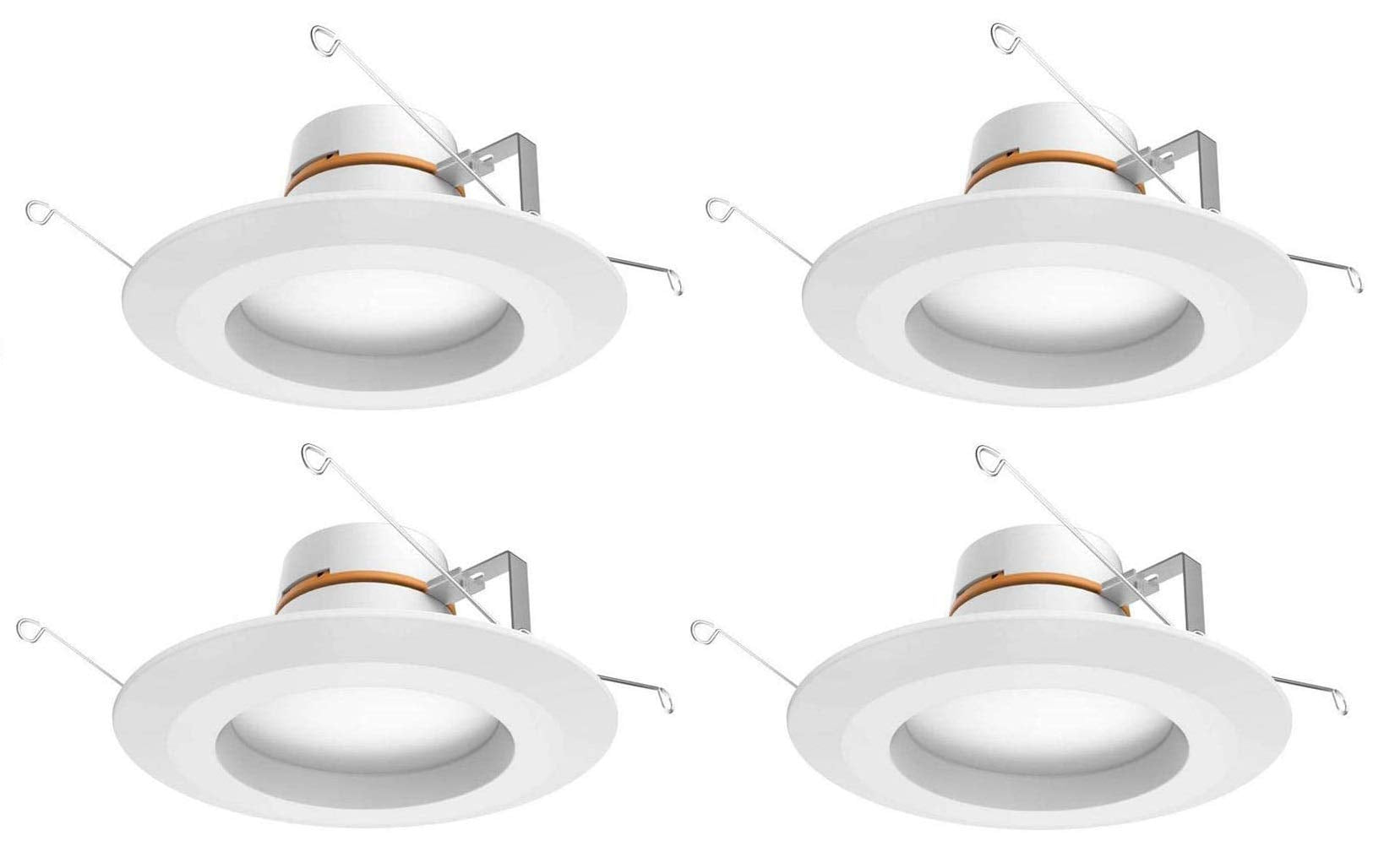 Commercial Electric downlight back with switch demonstrates easy CCT selection