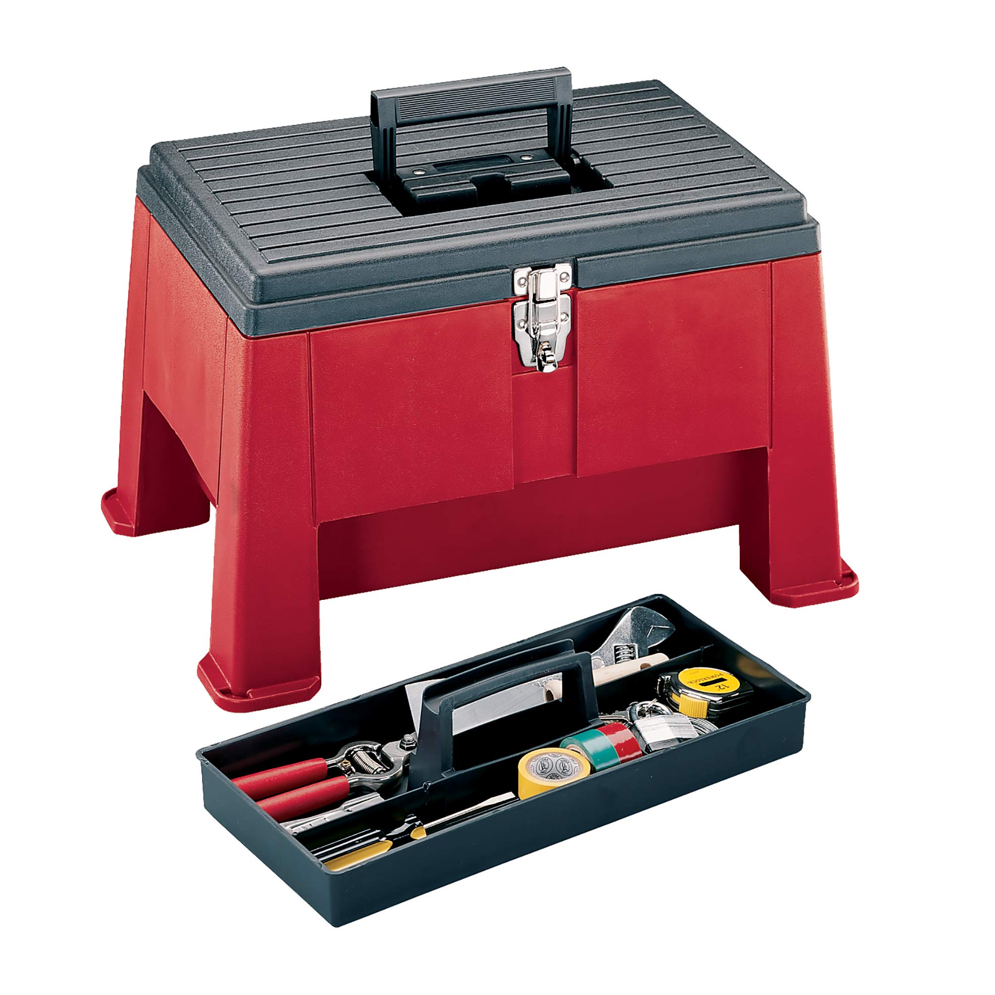 Commercial Plastics Step N Store 20inch lid with lock for secure storage