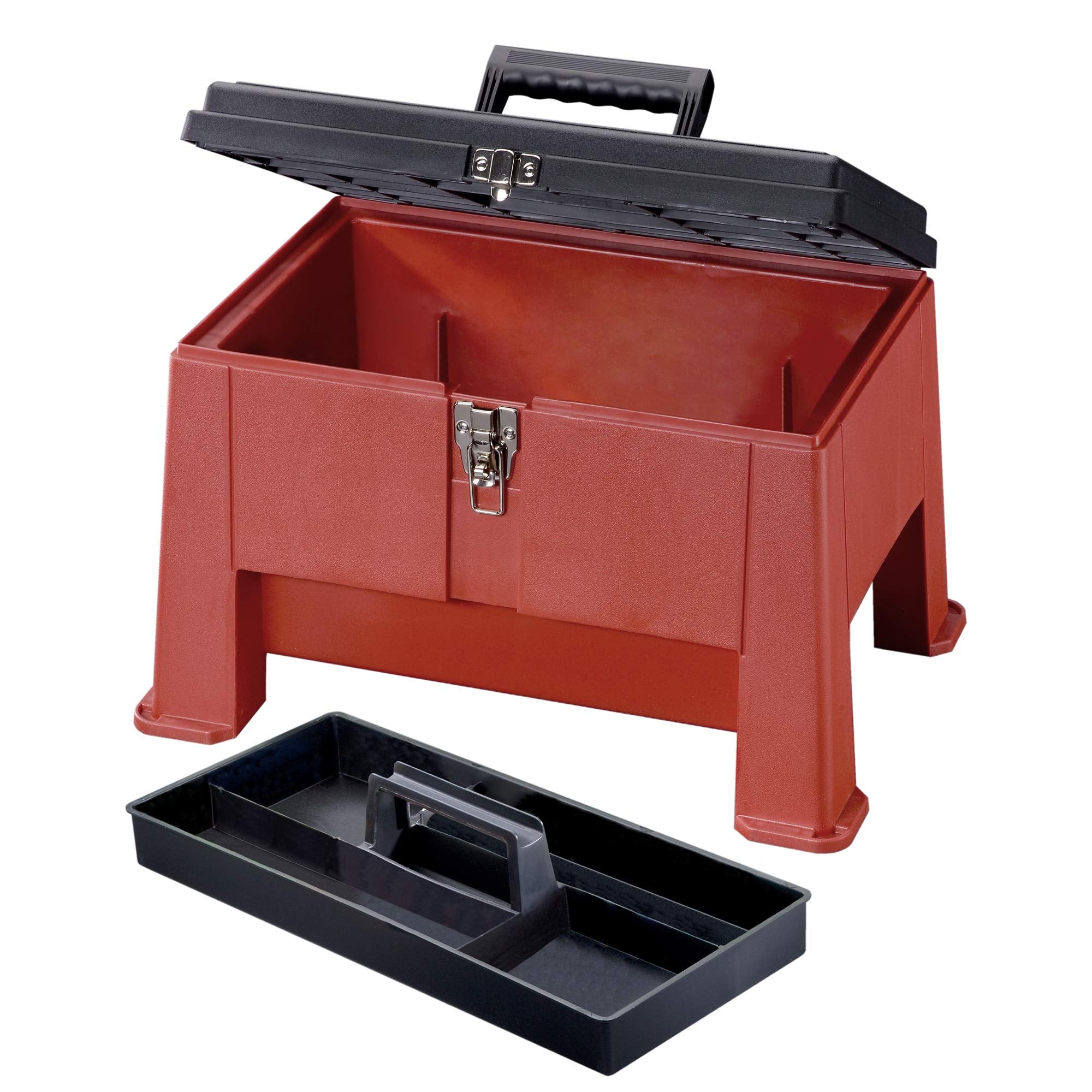 Commercial Plastics Step N Store removable tray helps quick tool organization