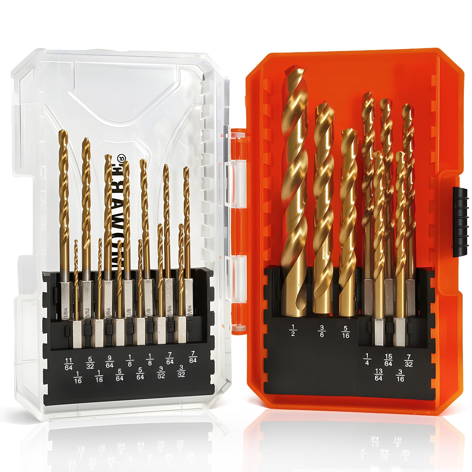 COMOWARE 21-piece hex bit tips ready for quick changes.