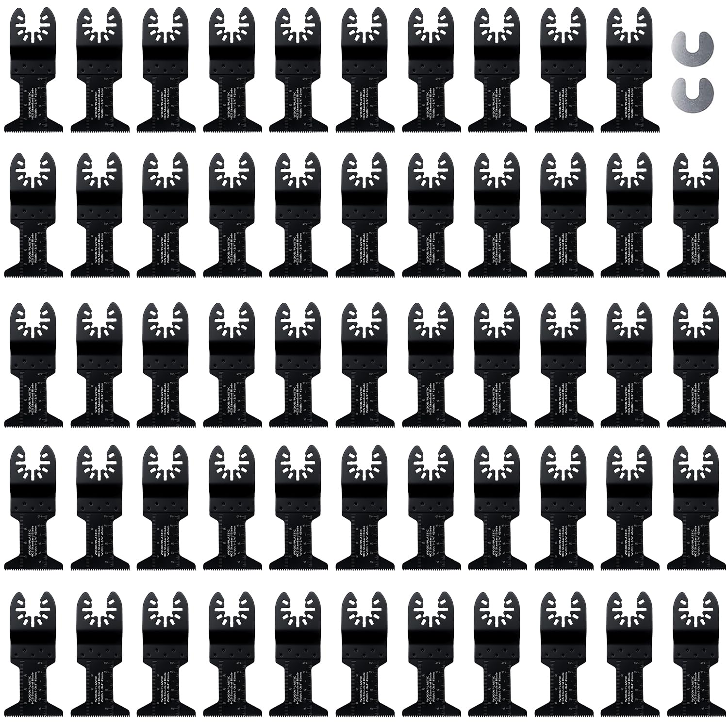 COMOWARE 55-pcs blades for wood cutting deliver precise, clean cuts.
