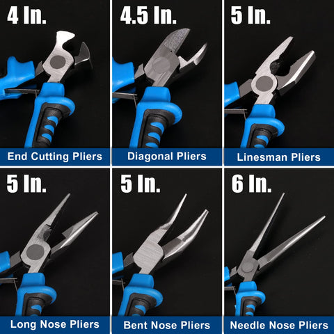 COMOWARE linesman pliers deliver sturdy gripping and clean cuts
