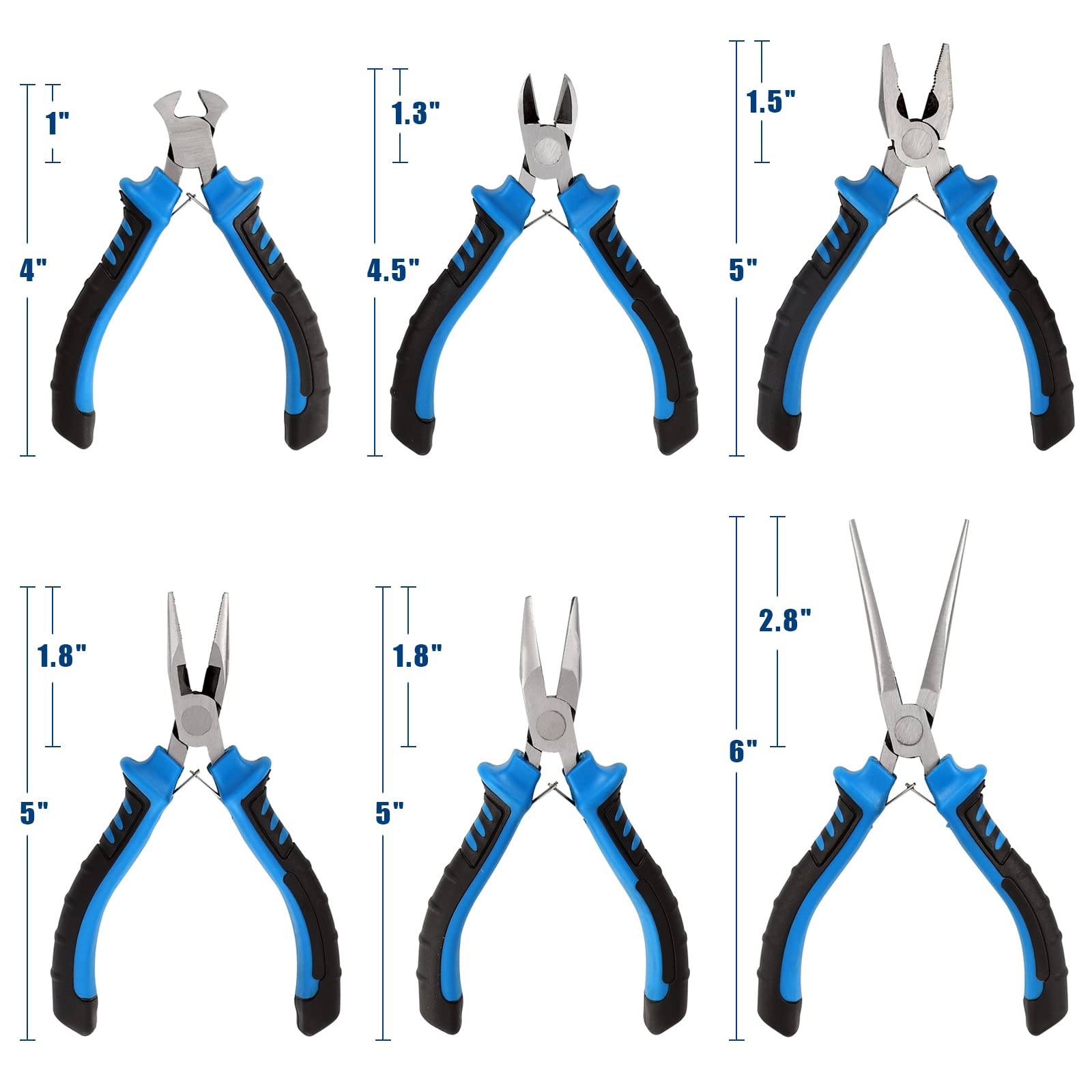 COMOWARE pliers set with pouch for easy transport