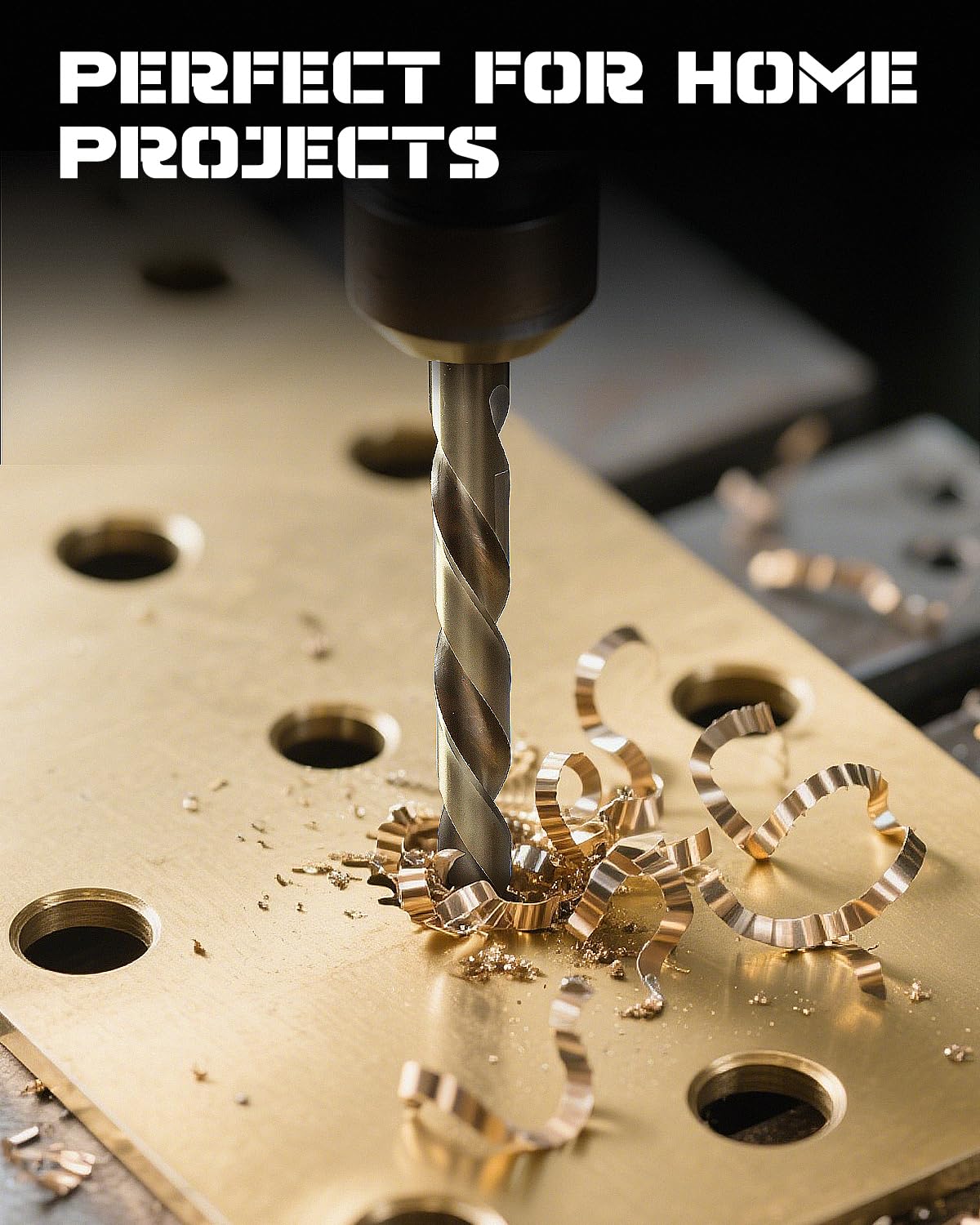 COMOWARE bits with round straight shanks promote stable operation.