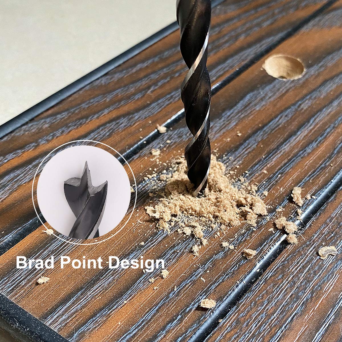 COMOWARE drill bit holder included keeps bits organized.