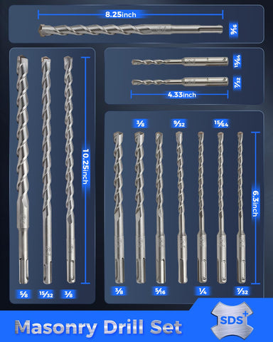COMOWARE durable steel construction promotes longer bit life
