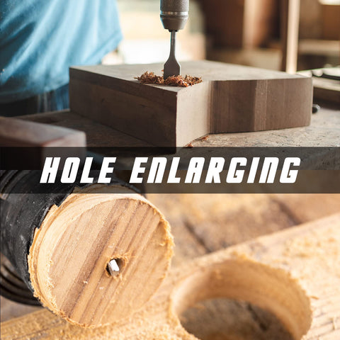 COMOWARE hole saw kit with arbor for larger openings