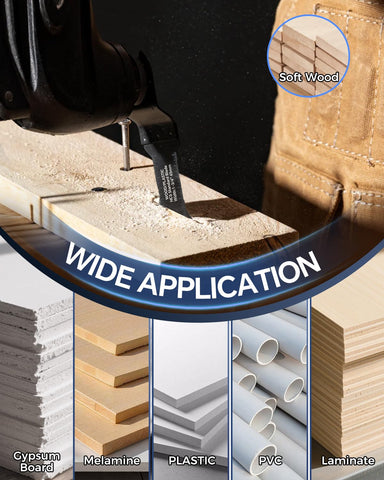 COMOWARE blades include inch and cm markers for faster, accurate cuts.