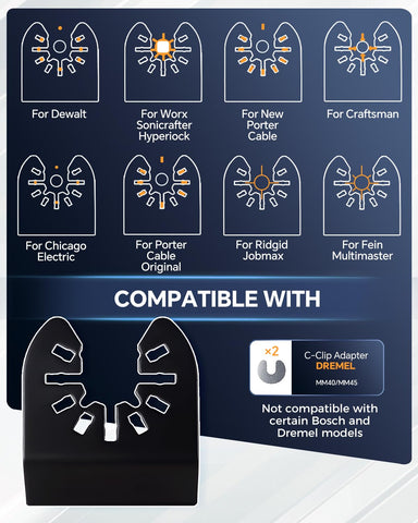 COMOWARE universal blades are ideal for workshops and home projects.
