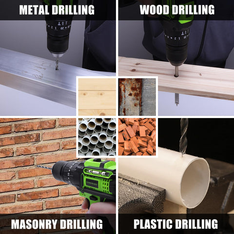 COMOWARE spade bits enabling fast, large-diameter wood holes.