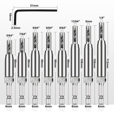 COMOWARE VIX hinge hole alignment aids quick setup