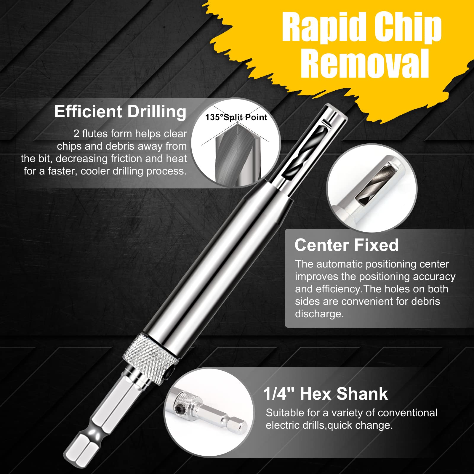 COMOWARE VIX quick-change hex key enables fast swaps