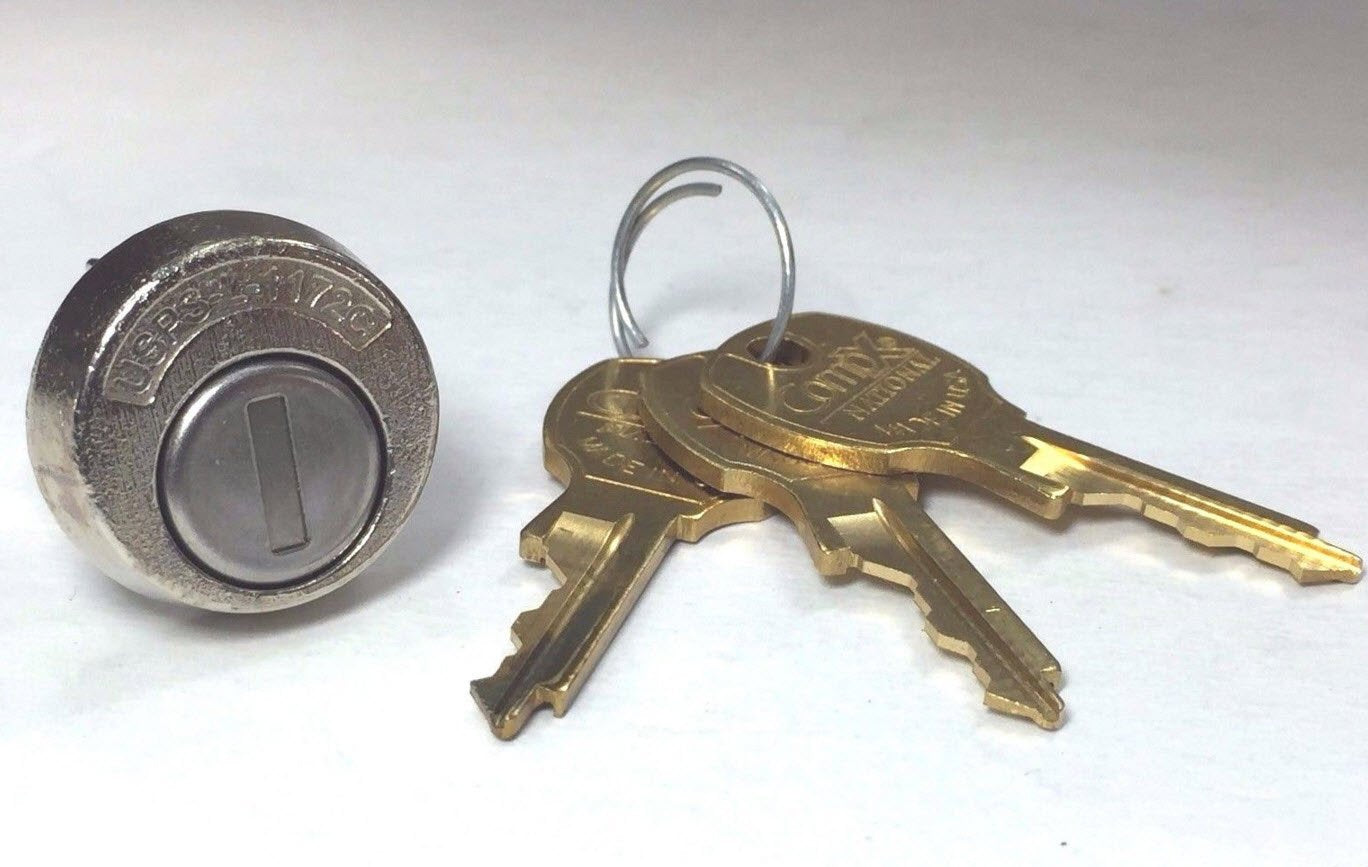 COMPX National USPS-L-1172C mailbox lock with 3 keys secures access for reliable mail handling.