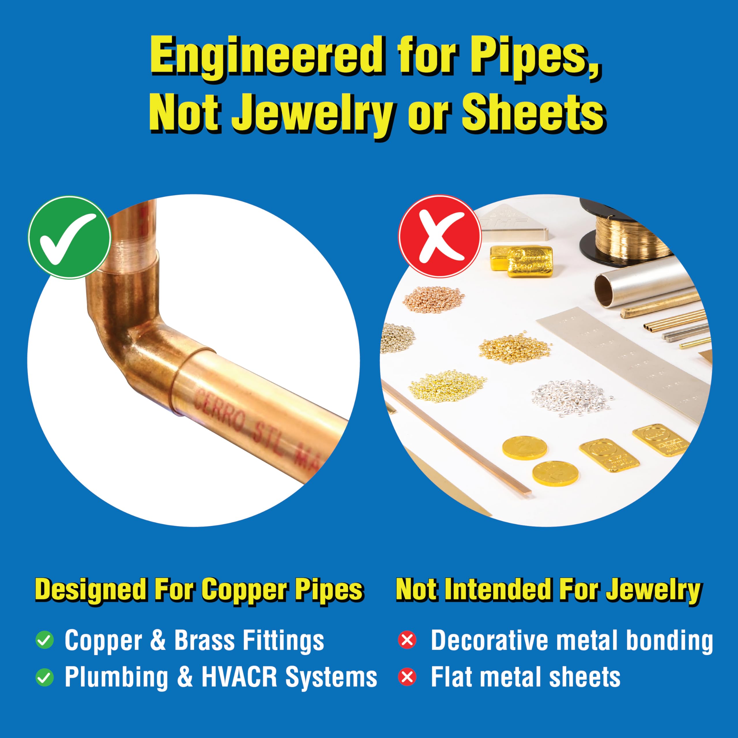 ComStar Copper Lock professional-grade-standards suitable for torch-free, reliable joints.
