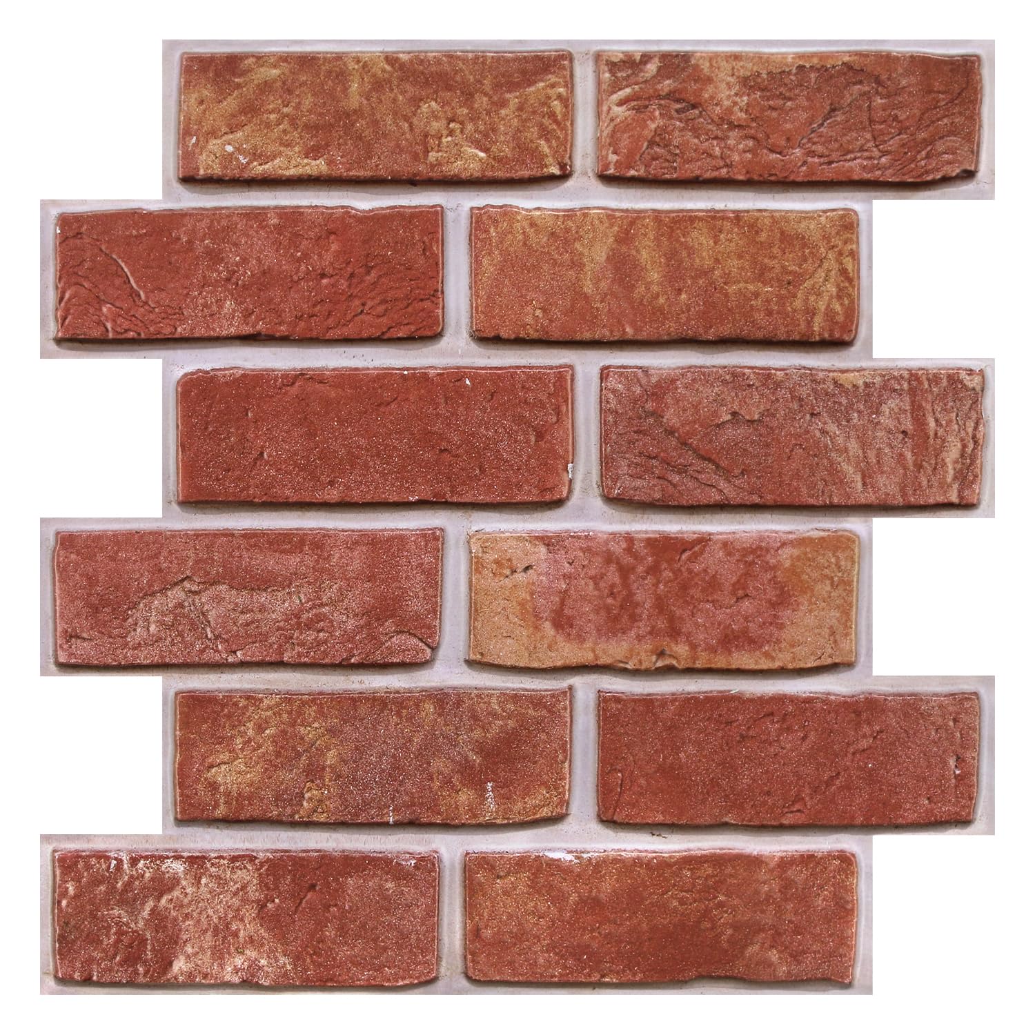 COMSTICKC 3D brick wall panel close-up texture adds depth for modern interiors.