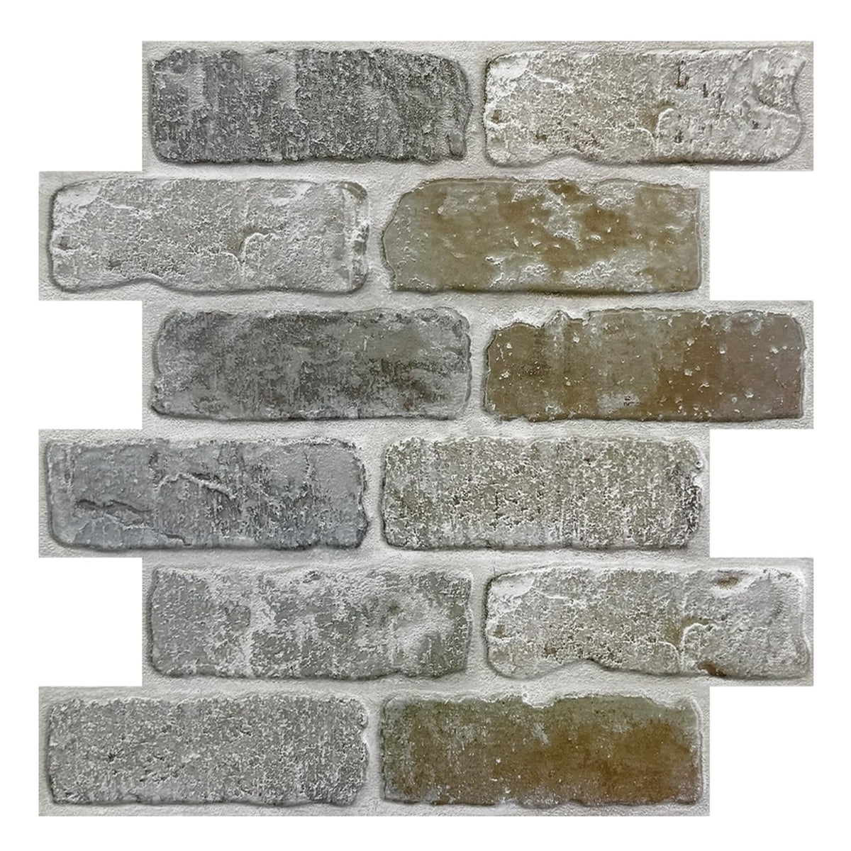 COMSTICKC 3D brick panel with 12x12 texture for a dramatic living room backdrop.