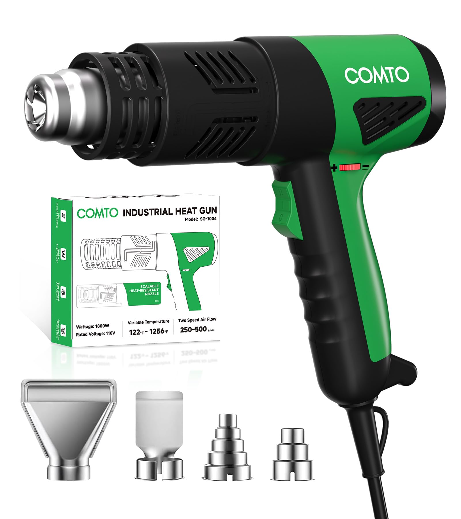 COMTO SG-1004 heat gun body ready for precision crafts and repairs.