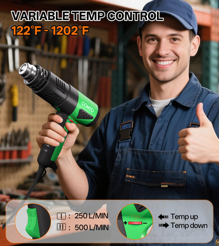 COMTO SG-1004 nozzle kit enables targeted shaping for vinyl, resin, and tubing.