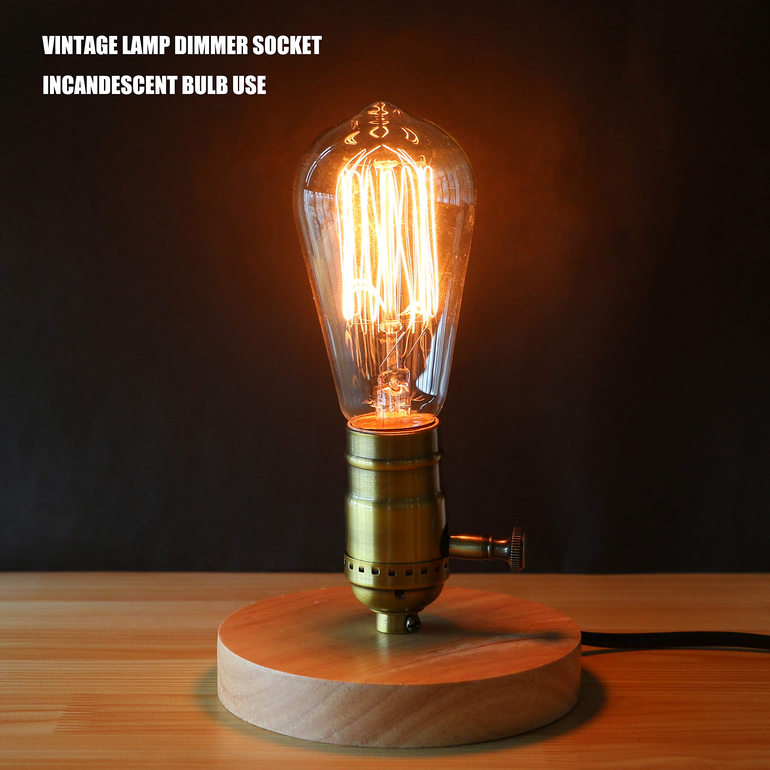 Comyan led-incandescent compatibility dimmer highlights versatile use across styles.