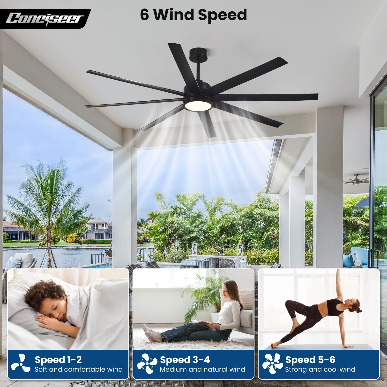 Conciseer quiet DC motor delivers efficient, low-noise operation